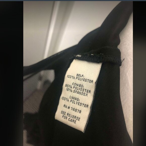 Vintage 2000s Cache Banded Criss Cross Halter Cascade Dress - Picture 5 of 8